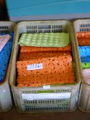 *Basket Containing Thirty Non-Slip Multicoloured Bath Mats