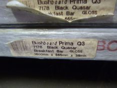 *Prema Bushboard 7178 Black Quasar Breakfast Bar 3600mm by 665mm by 38mm