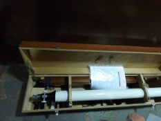 Astronomical Telescope with Case and Tripod