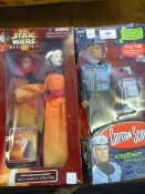 Star Wars Figurine of Queen Amidala + Talking Captain Scarlet