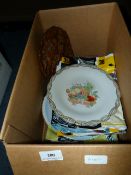 Wooden Plaque and Decorative Plate