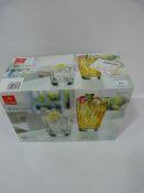 *Sixteen Piece Bormioli Rocco Tumblers