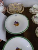 Decorative Plates and Royal Winton Fruit Sets