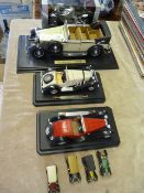 Four Model Cars, Etc
