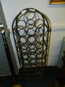 Wrought Iron Wine Bottle Stand