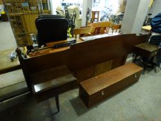 Stag Minstrel Headboard with Bedside Cabinets