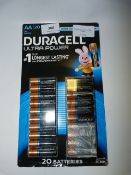 *DURACELL AA ULTRA - 20PK