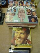 Collection of LPs, 45s and a Hohner Harmonica