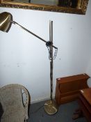 Brushed Brass Reading Lamp