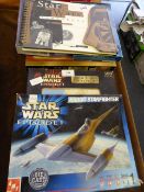 Collection of Star Wars Books, Games and Figures