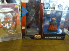 Three Star Wars, Doctor Who Figures, Etc