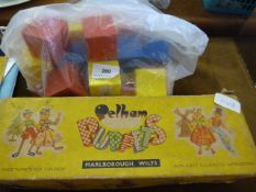 Bag of Building Bricks and a Pelham Puppet