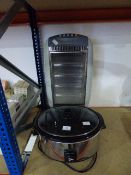 Halogen Heater and a Morphy Richards Slow Cooker