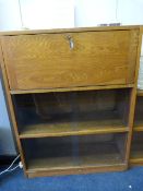 Oak Bureau Bookcase