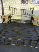 Wrought Iron Double Bed