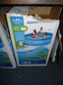 *QUICK SET 10FT POOL