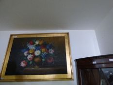 Oil on Canvas in Gilt Frame