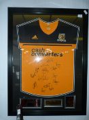 Framed Signed Hull City Shirt
