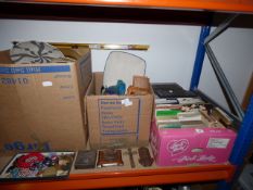 Three Boxes of Assorted Decorative Ware, Reference Books, Costume Jewellery, Etc