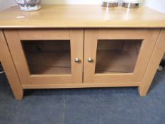 Beech Two Door TV Stand
