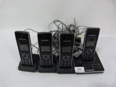 *PANASONIC QUAD DECT BLACK