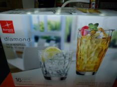 *BORMIOLI DIAMOND 16PC SET