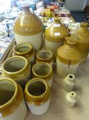 Collection of Cider Bottles, Wine Bottles and Storage Jars