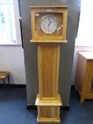 Small Pine Grandmother Clock