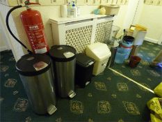 Six Pedal Bins, Waste Bins, Etc