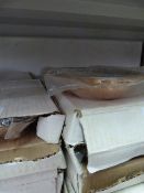 Twelve Copper and Brass Oval Balti Dishes