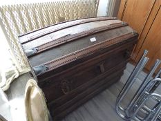 Dome Topped Traveling Trunk