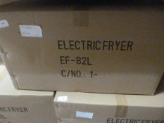 *F22 Stainless Steel Two Basket Two Compartment Fryer Model:EF82L