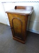 Victorian Figured Mahogany Bedside Cabinet