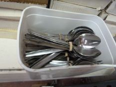 Box Containing Stainless Steel Cutlery