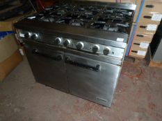 Falcon Dominator Six Burner Commercial Gas Cooker over Oven