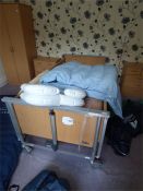 Invacar Profiling Bed with Cot Sides and Durafoam Mattress