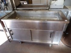Mobile Hot Cupboard with Bembury Top
