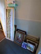 Quantity of Assorted Framed Prints, Photographs, Oil Paintings, Etc