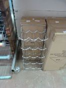 Chrome Fifteen Bottle Wire Wine Rack