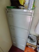 Gray Four Drawer Foolscap Filing Cabinet