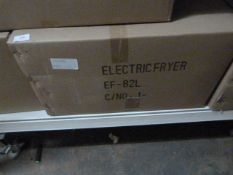 *F25 Stainless Steel Two Basket Two Compartment Fryer Model:EF82L