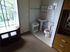 Remaining Contents of Room Which Includes; Bed Table, Pine Bedside Cabinet, Wardrobes, Etc