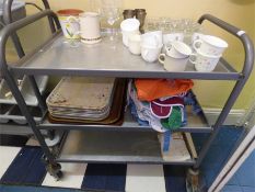 Three Tier Catering Trolley
