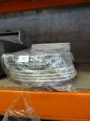 Assorted Brown and Cream Square Plates