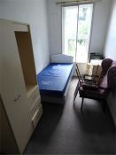 Contents of Room 21 Which Includes; Various Bedroom Furniture, Single Divan Orthopedic Mattress, Etc