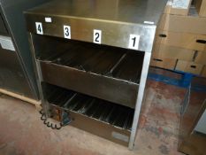 Stainless Steel Two Deck Burger Shute