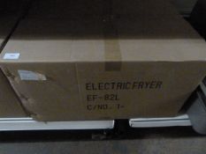 *F24 Stainless Steel Two Basket Two Compartment Fryer Model:EF82L