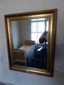 Gilt Framed Bevelled Glass Mirror