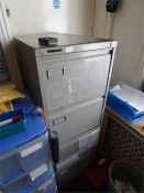 Gray Four Drawer Foolscap Filing Cabinet