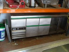 Zanussi Stainless Steel Refrigerated Preparation Counter